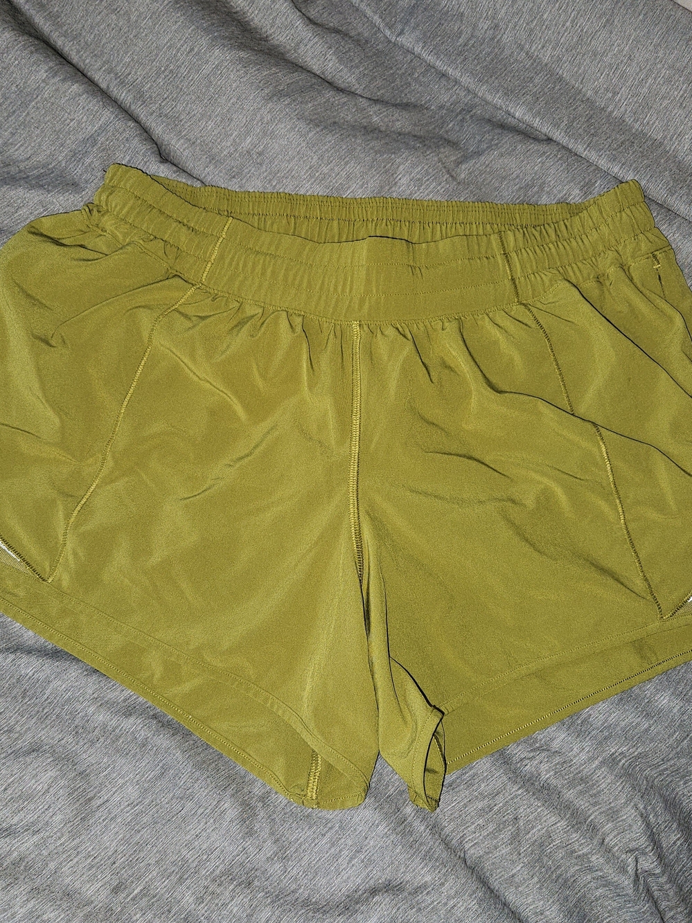 lululemon athletica Yellow Green Athletic Shorts